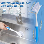 Hsei 6 Pcs Blue Kitchen Scrub Dish Brush Bulk - Image 2
