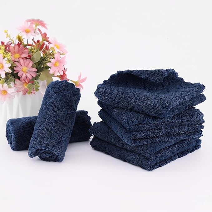 Homaxy 12 Pack Kitchen Dish Cloths, Super Soft and Absorbent Coral Velvet Dish - Image 6