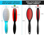 4Pack 2Colors Lint Brush for Clothes Furniture Couch, Lint Brush Pet Hair - Image 4
