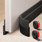 Hojoy 2 Pack Under Door Draft Stopper, Adjustable Door Sweep Anti-Collision by HOJOY