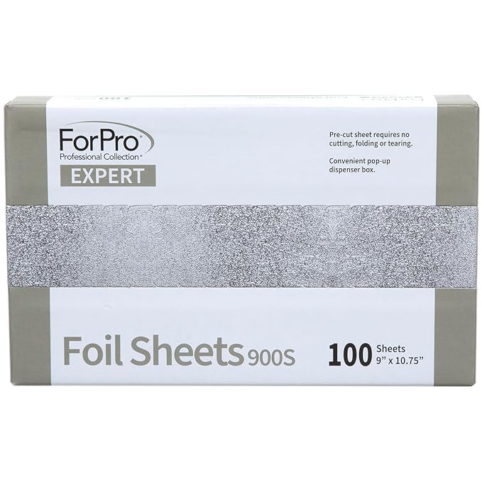 ForPro Expert Embossed Foil Sheets 900S, Aluminum Hair Foils - Image 5
