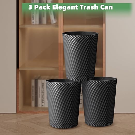 Small Trash Can 3 Pack 1.8 Gallons, Bathroom Trash Can & Garbage Can - Image 7