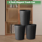 Small Trash Can 3 Pack 1.8 Gallons, Bathroom Trash Can & Garbage Can - Image 7