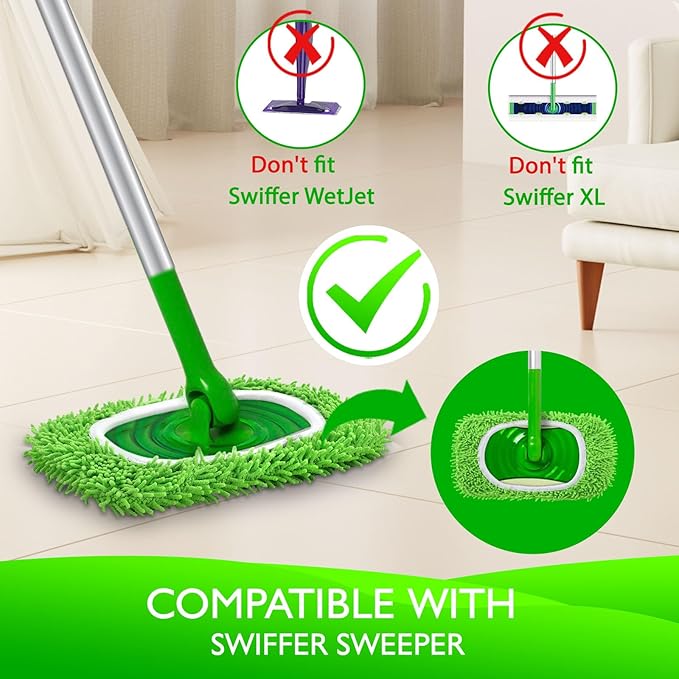 Reusable Wet Pads Refill for Swiffer Sweeper Mop - Image 2