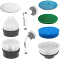 MGLSDeet Bathroom Scrubber 7Pcs Replacement Brush Heads Kit, by MGLSDeet