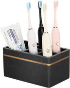 Shinowa Resin Toothbrush Holder, 5 Slots Hygienic Electric Toothbrush Holder by Shinowa