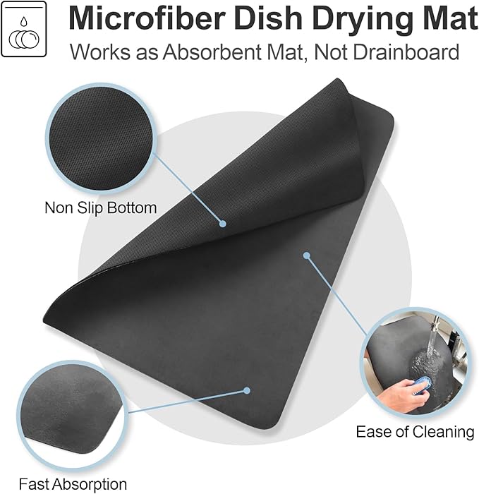 GSlife Large Capacity Expandable Dish Drying Rack - Image 6