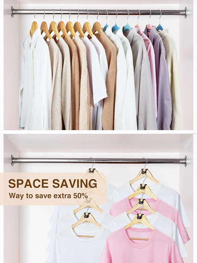 Smartor Clothes Hanger Connector Hooks 30 Pack, Closet Storage and Organization - Image 4