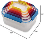 Joseph Joseph Nest Lock Plastic BPA Free Food Storage Container Set - Image 9