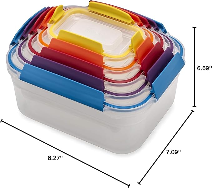 Joseph Joseph Nest Lock Plastic BPA Free Food Storage Container Set - Image 9