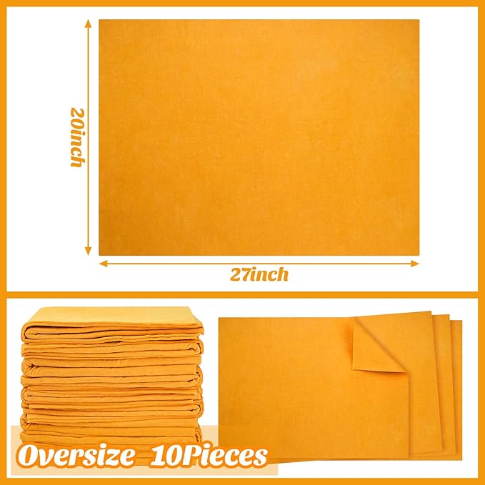 10 Pack Shammy Cloths Absorbent Cleaning Towels - Image 3