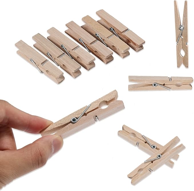 Wooden Clothespins About 2-7/8" Long - Image 3