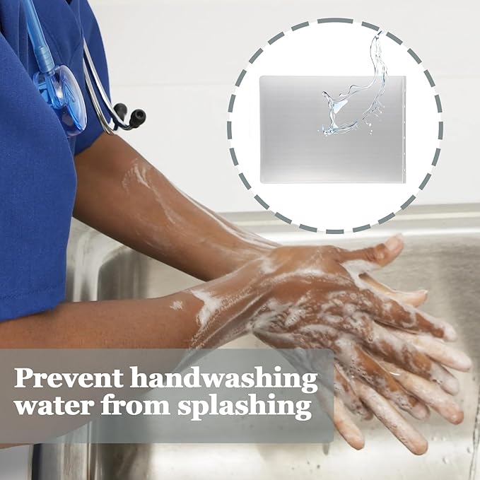 2 Pcs Stainless Steel Side Splash Guard - Image 7