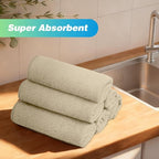 HOMEXCEL Brown Microfiber Cleaning Cloth, 24 Pack Absorbent Cleaning Rags - Image 5