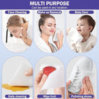 Face Towels, Disposable Face Towelette, Makeup Remover Dry Wipes 100 Count - Image 7