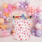 FANKANG Storage Basket, Nursery Hamper Canvas Laundry Basket Foldable - Image 4