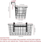 MaraFansie Basket with Hook, Grid Storage Basket, Over the Cabinet Door - Image 5