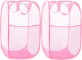 2 Pack Durable Collapsible Laundry Baskets by Bemkoo