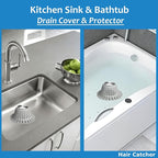Hair Catcher Shower Drain, Bathtub Drain Hair Catcher, Covering Bathroom Sink - Image 6