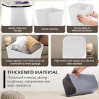 Hoolerry 9 Pieces Garbage Can 2 Gallon Small Trash Cans Bulk Bathroom Trash Bin - Image 4