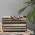 Oliven 2 Piece Brown Cabana Stripe Hand Towels by Oliven