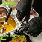 Disposable Nitrile Gloves, 4 Mil Latex-Free Powder-Free Industrial Gloves - Image 4