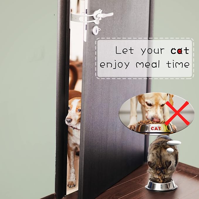 Cat Door Latch Holder, 【8 Adjustable Sizes】 Stronger Flex Cat Door Stopper - Image 2