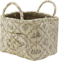 Quilted Fabric Storage Basket by Unknown