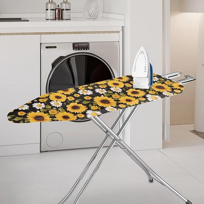 Sunflower Ironing Board Cover Iron Pad Covers Resist Scorching and Staining - Image 2
