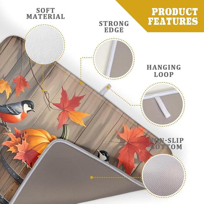 Fall Thanksgiving Dish Drying Mat - Image 4