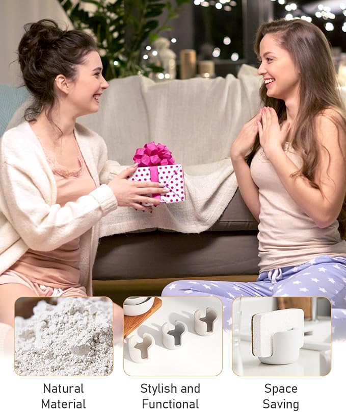 Diatomite Sponge Holder for Kitchen Sink, Quick Dry Diatomaceous Earth Compact - Image 5