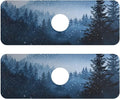 Kitchen Sink Splash Guard 2 PCS 14.7 Inch Sink Faucet Mat Splash Guard by Eyanle