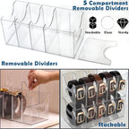Belt Organizer - Clear Stackable Belt holder - Image 2