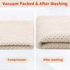 Homaxy 100% Cotton Waffle Weave Kitchen Dish Towels, Ultra Soft Absorbent Quick - Image 7