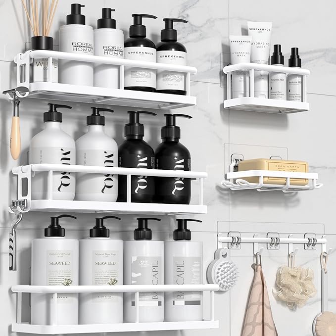 YASONIC Shower Caddy, Large Capacity Bath Organizer by YASONIC