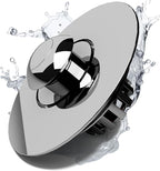 Kitchen Sink Drain Strainer 3 in 1, 304 Stainless Steel Pop Up Sink Stopper by YKWLHomeSolution
