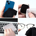 Vemiss 6 Pack Microfiber Glasses Cleaning Cloth, Wipes Lens Eyeglasses & Screens - Image 4
