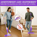 HOMTOYOU Spray Mops for Floor Cleaning: Wet Mop for Hardwood Tile Wood Laminate - Image 2