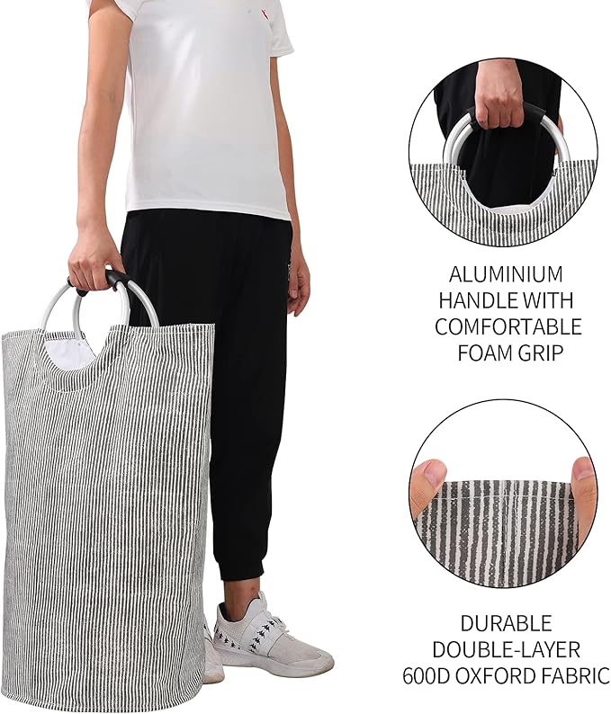 Dalykate Extra Large Laundry Basket 115L Collapsible Oxford Fabric Laundry - Image 5