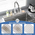 Kitchen Faucet Mat, Diatomite Sink Faucet Mat Splash Guard - Image 5