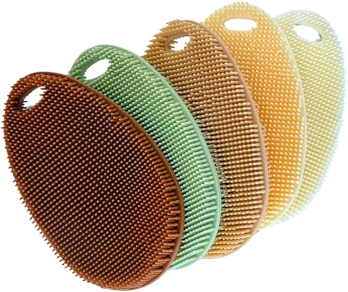 Silicone Sponge Dish Scrubber - Image 9