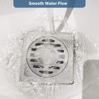 25 Packs - Disposable Shower Drain Hair Catcher 3.94 Inches Square Drain Hair - Image 4