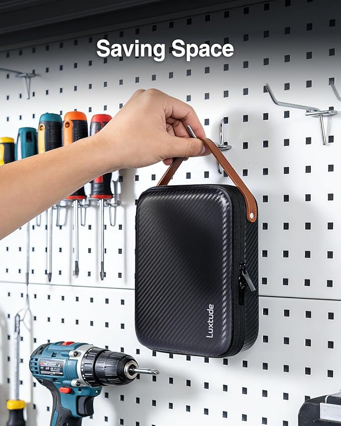 Luxtude Small Battery Organizer Storage Case - Image 5