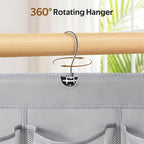 MISSLO 30 Large Pockets Dual Sided Hanging Shoe Organizer - Image 4