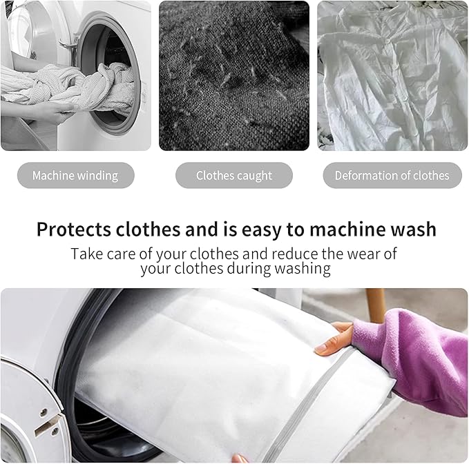 3 Pack XXL Mesh Laundry Bags by MDSXO- Large Jumbo Durable Delicates Bag - Image 5