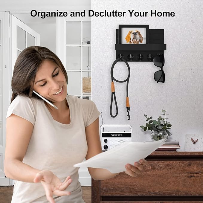 Key Holder for Wall, Decorative Key and Mail Holder - Image 6