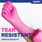 Beastek Nitrile Disposable Exam Gloves, 4Mil 100Ct Powder-Free Latex-Free - Image 2