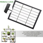 Metal Plant Stand Indoor Metal Plant Stands Outdoor Tiered Plant Shelf for Multiple Plants, 4 Tiers 8 Potted Plant Rack Holder Garden Shelves Flower Stand for Living Room Patio Corner (8 Tiers-B) - Image 2