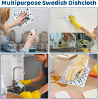 6 Pack Swedish Dishcloths for Kitchen, Swedish Rags Dish Towels - Image 6