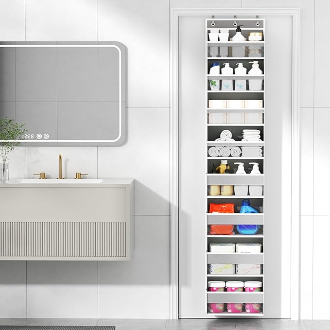 Over The Door Organizer, 8 Shelf Door Hanging Organizers - Image 2